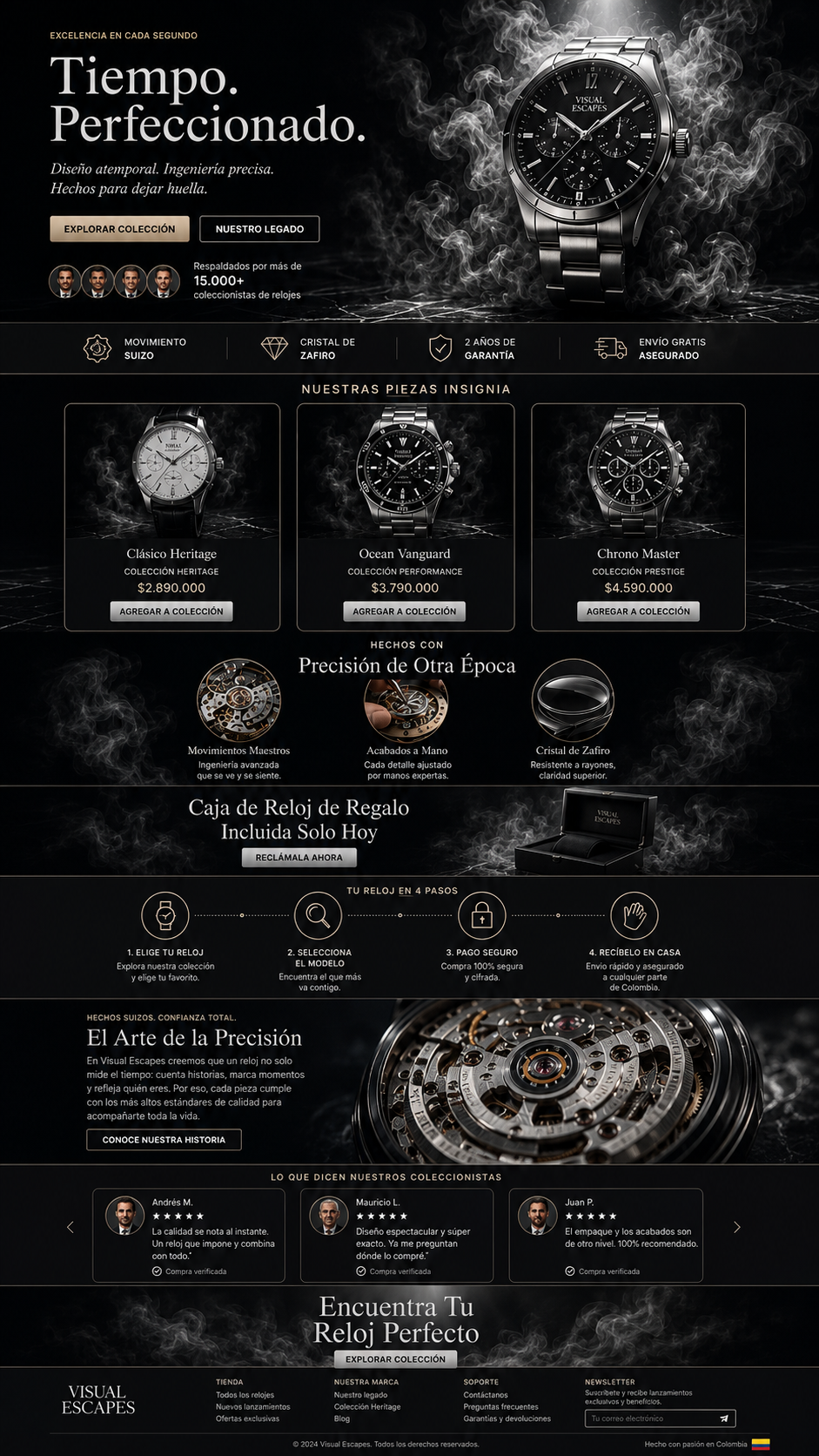 Ejemplo de landing page para E-commerce